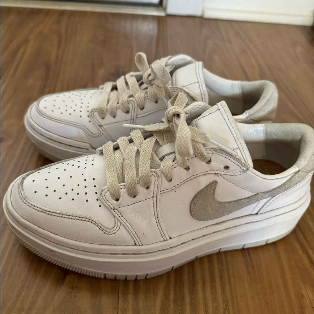 Air Jordan 1 Elevate Low - White and Neutral Grey